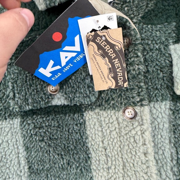 Kavu Women's Northern Sky Firwood Fleece Sz S Sierra Nevada EMBROIDERED NWT - Picture 5 of 9